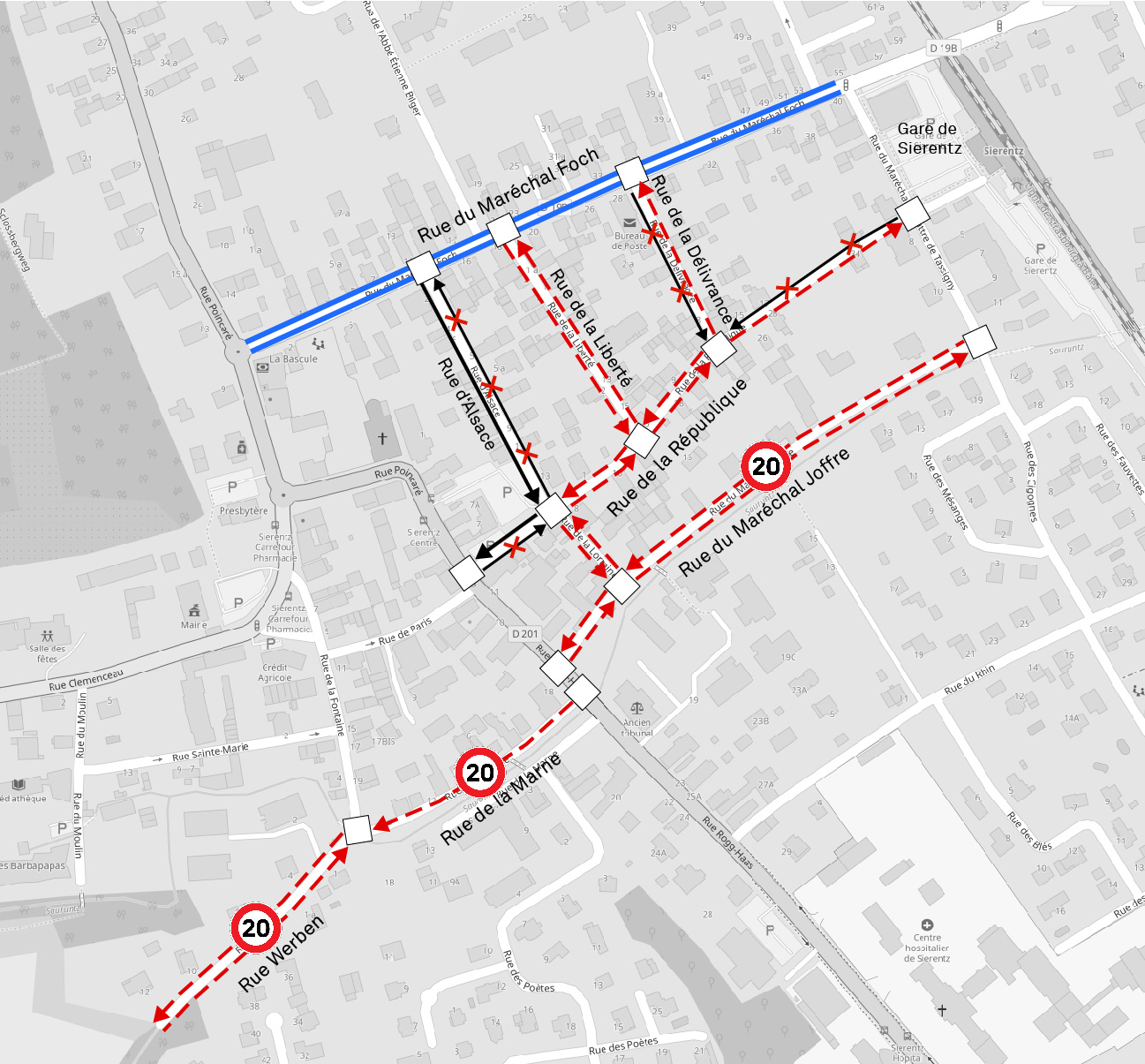 circulation plan Sierentz