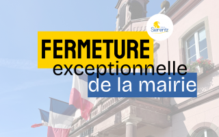 Fermeture exceptionnelle de la mairie