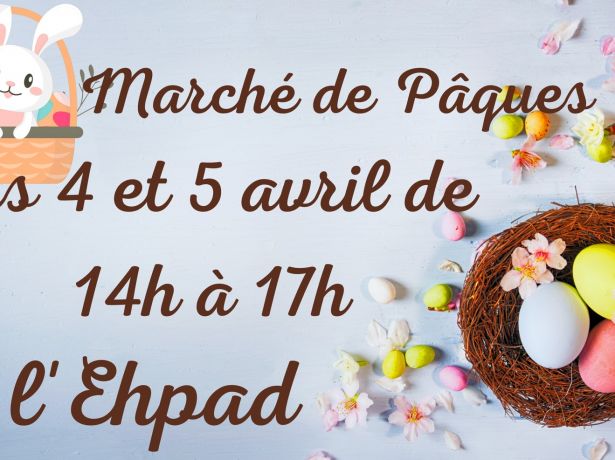 Marché de Pâques à l'EHPAD