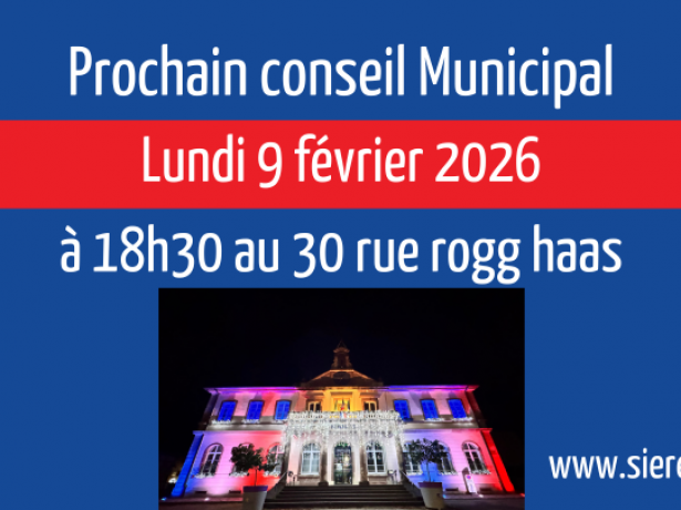 Séance du Conseil Municipal 