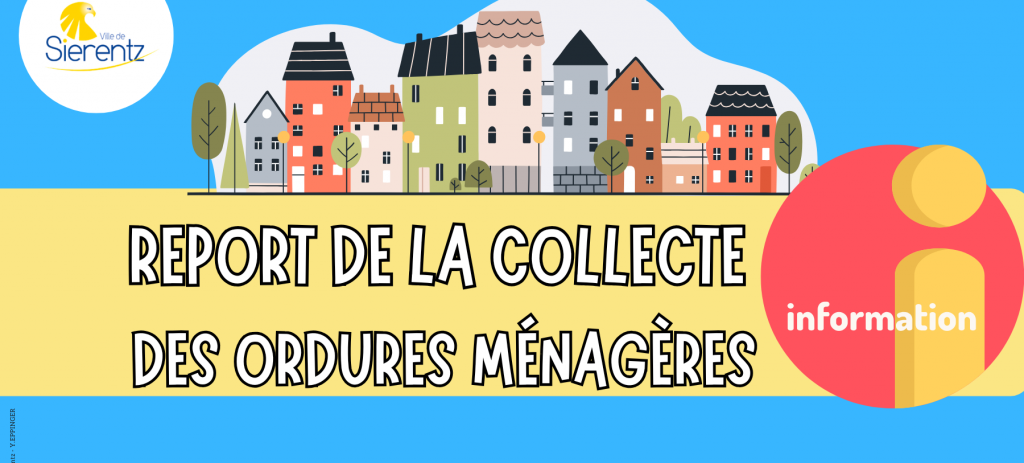 Report collecte ordures ménagères