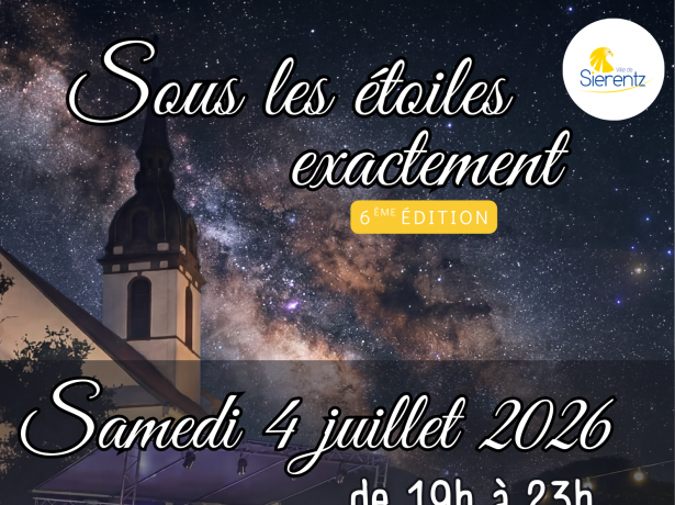 Sous les étoiles exactement
