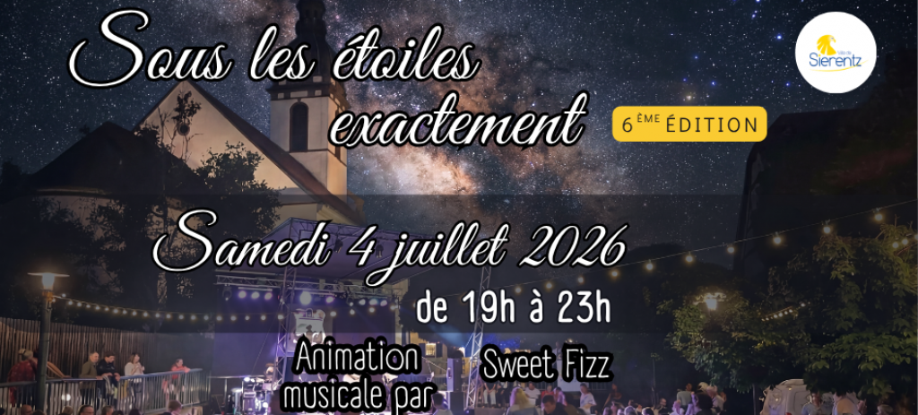 Sous les étoiles exactement