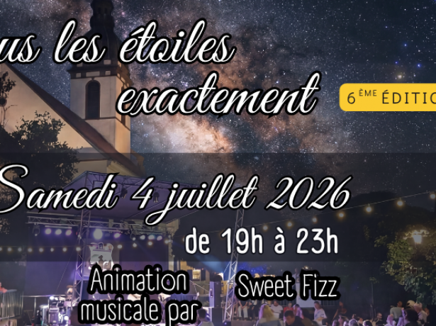 Sous les étoiles exactement