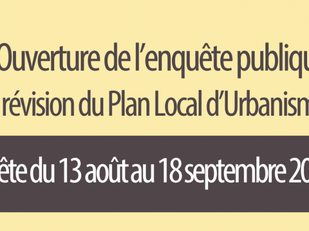 Enquête publique - révision du PLU